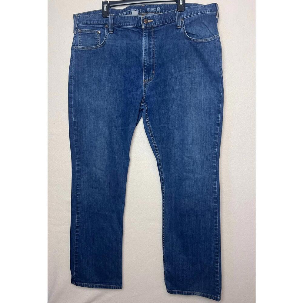 Carhartt Men's Relaxed Fit Rugged Flex Straight Leg Denim Jeans Size 42 x 32